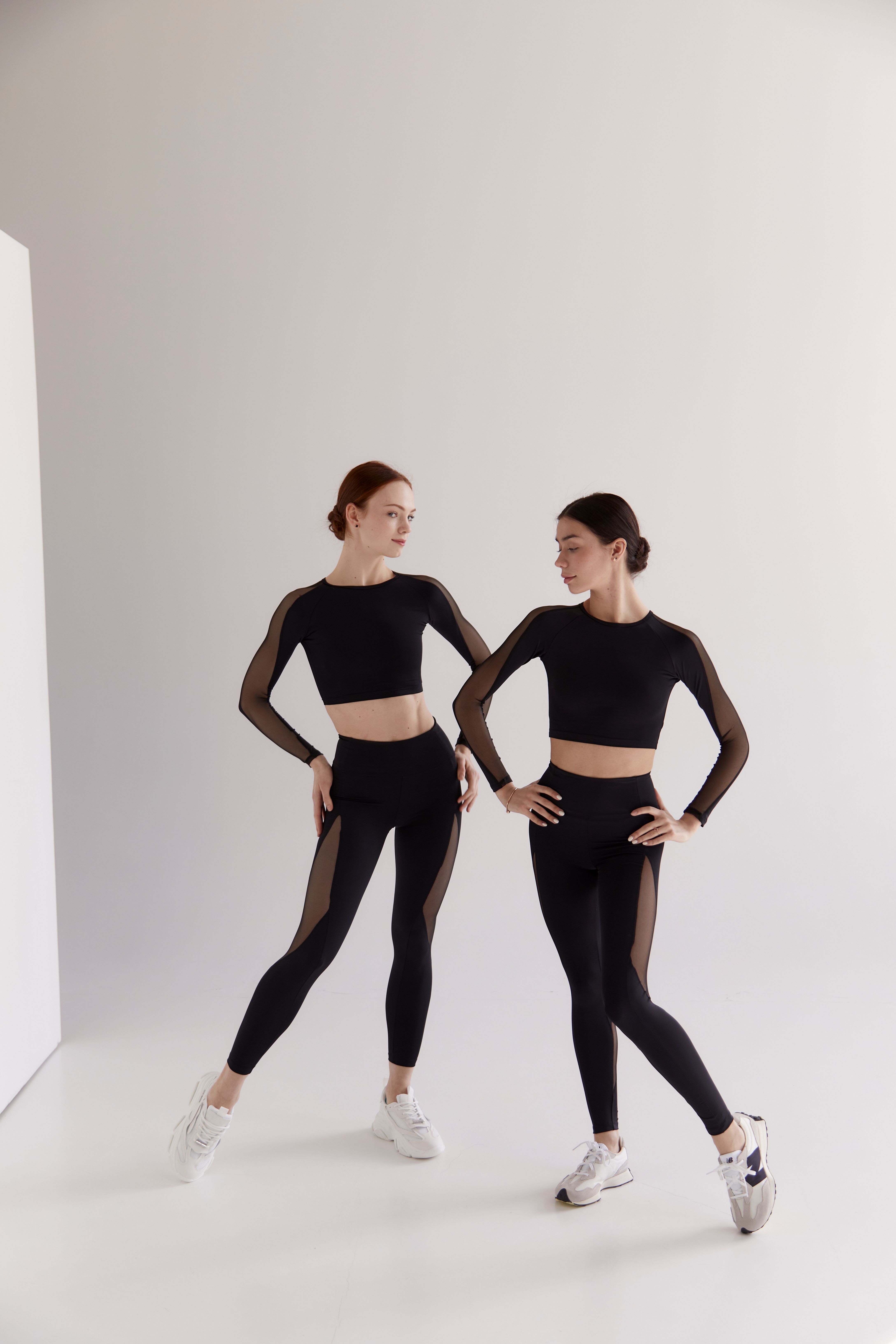 Leggings & Top XS Black