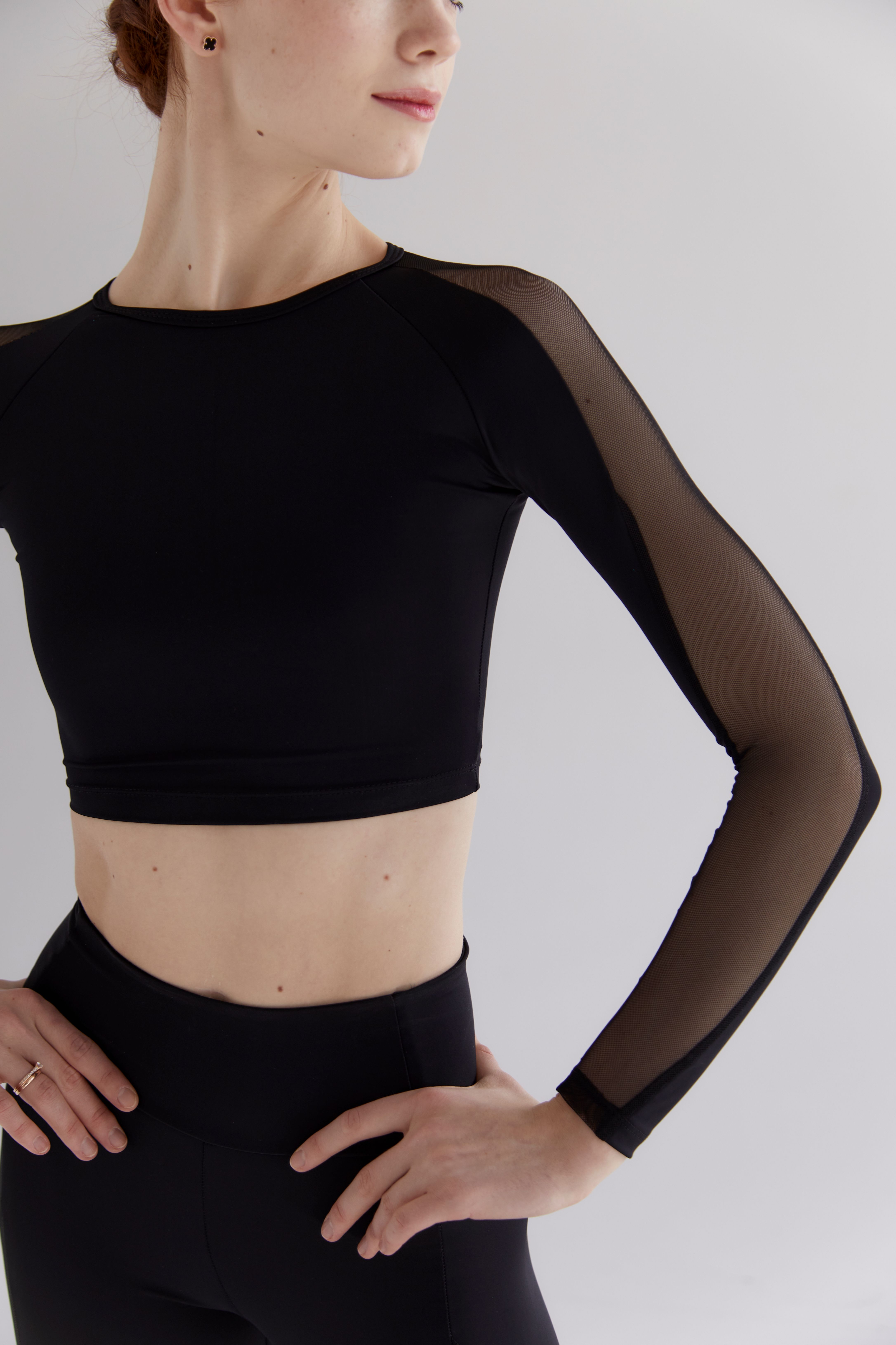 Leggings & Top XS Black