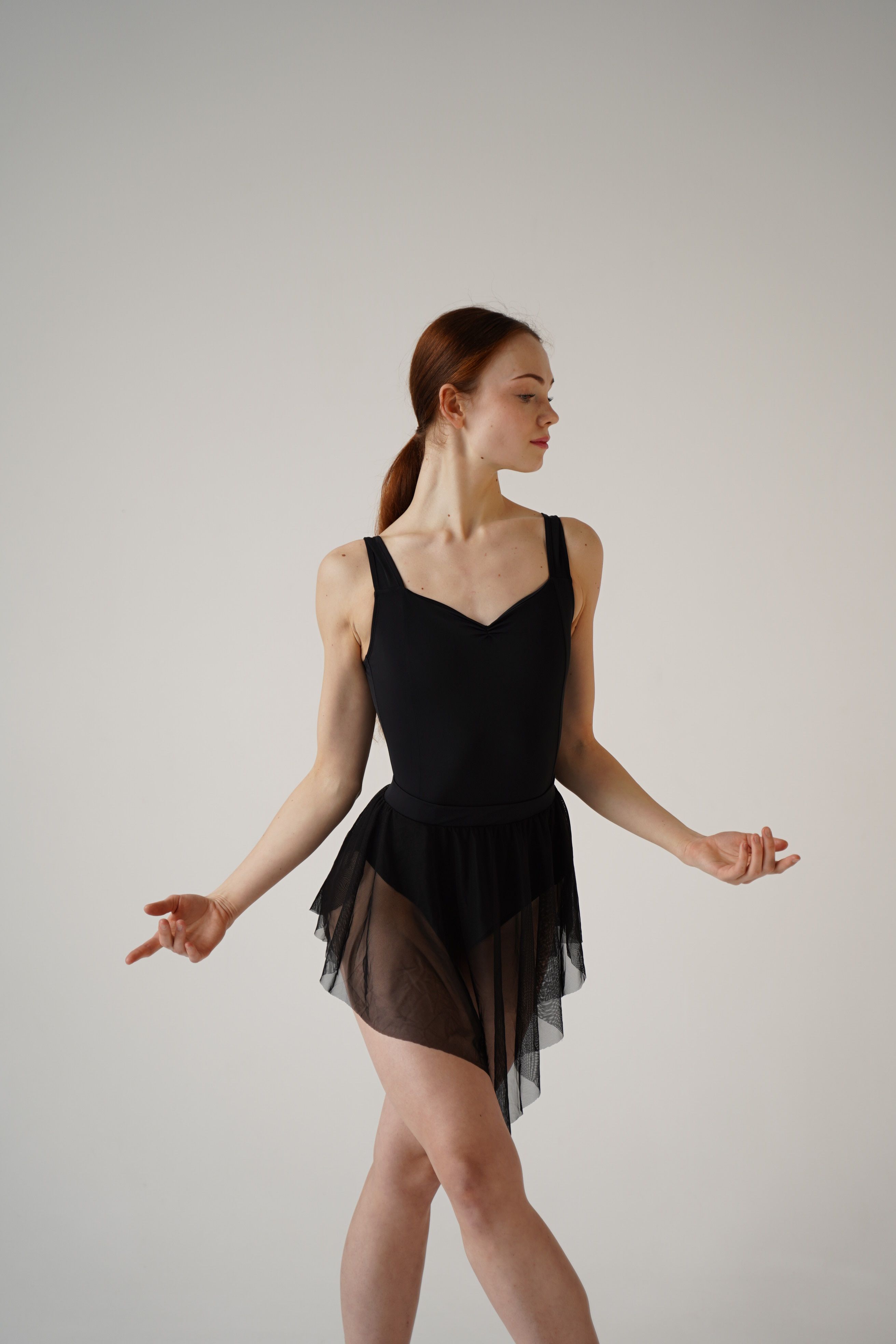Leotard Millennium XXS Black 