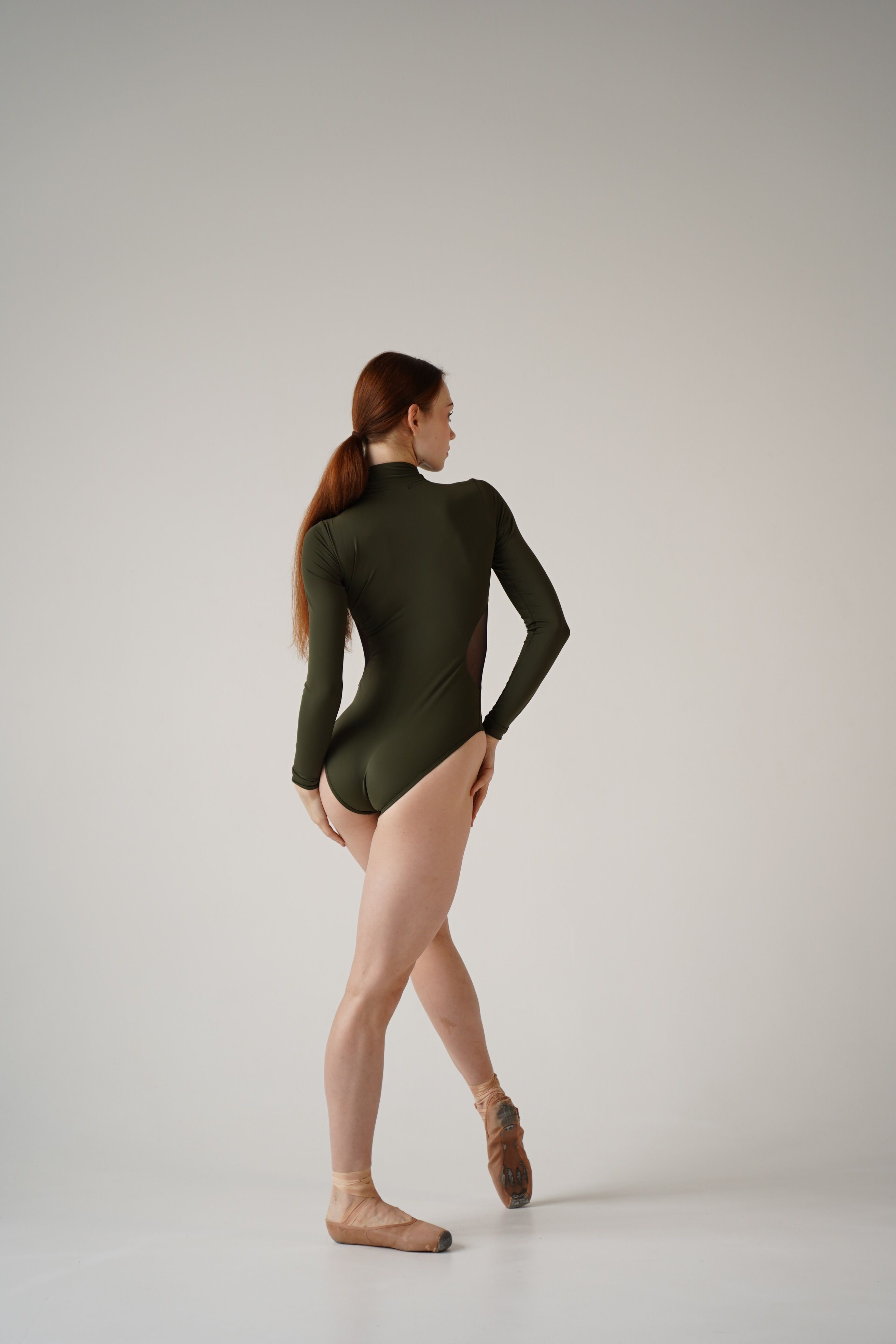 Leotard Fluid S Khaki 