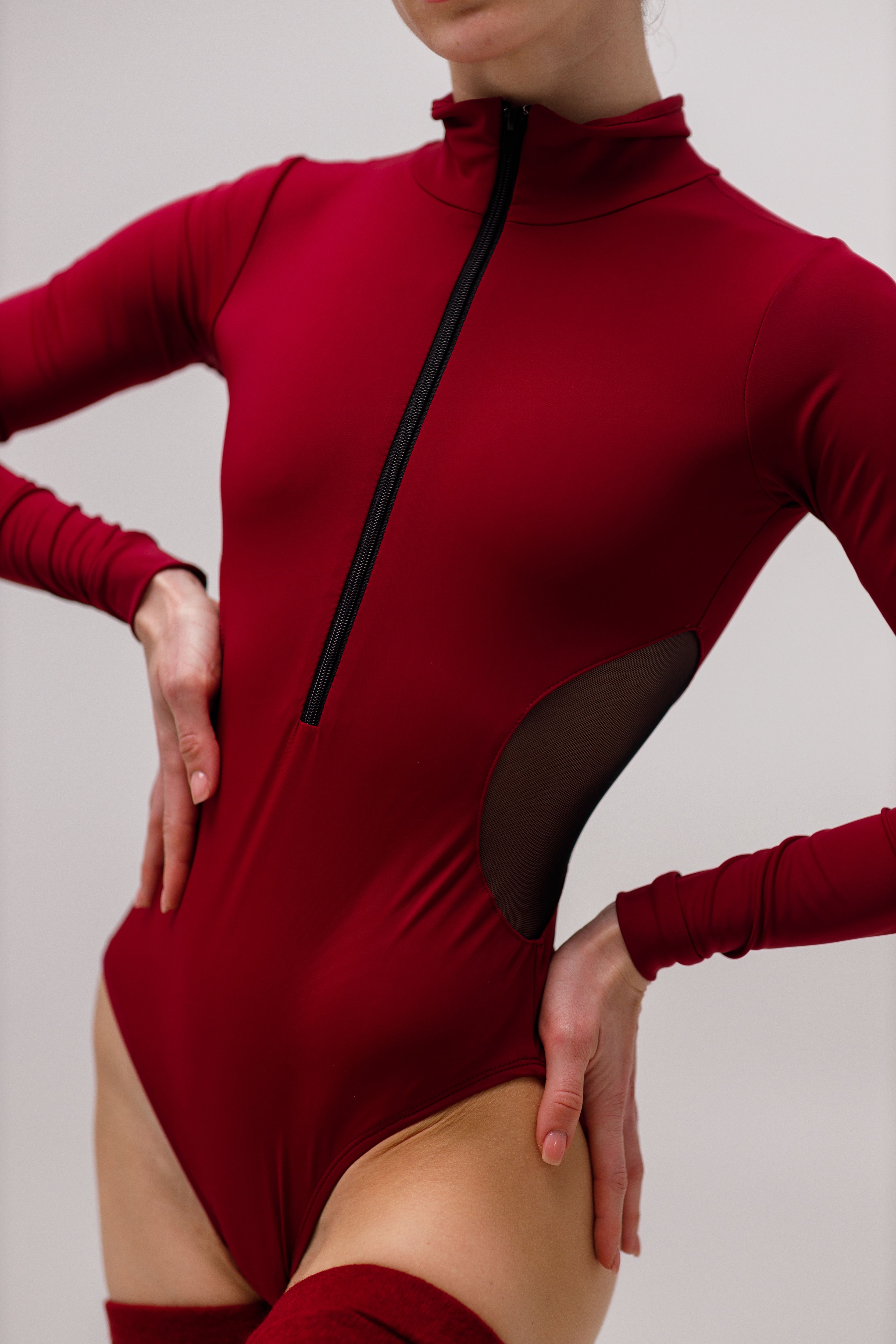 Leotard Fluid - Bordo
