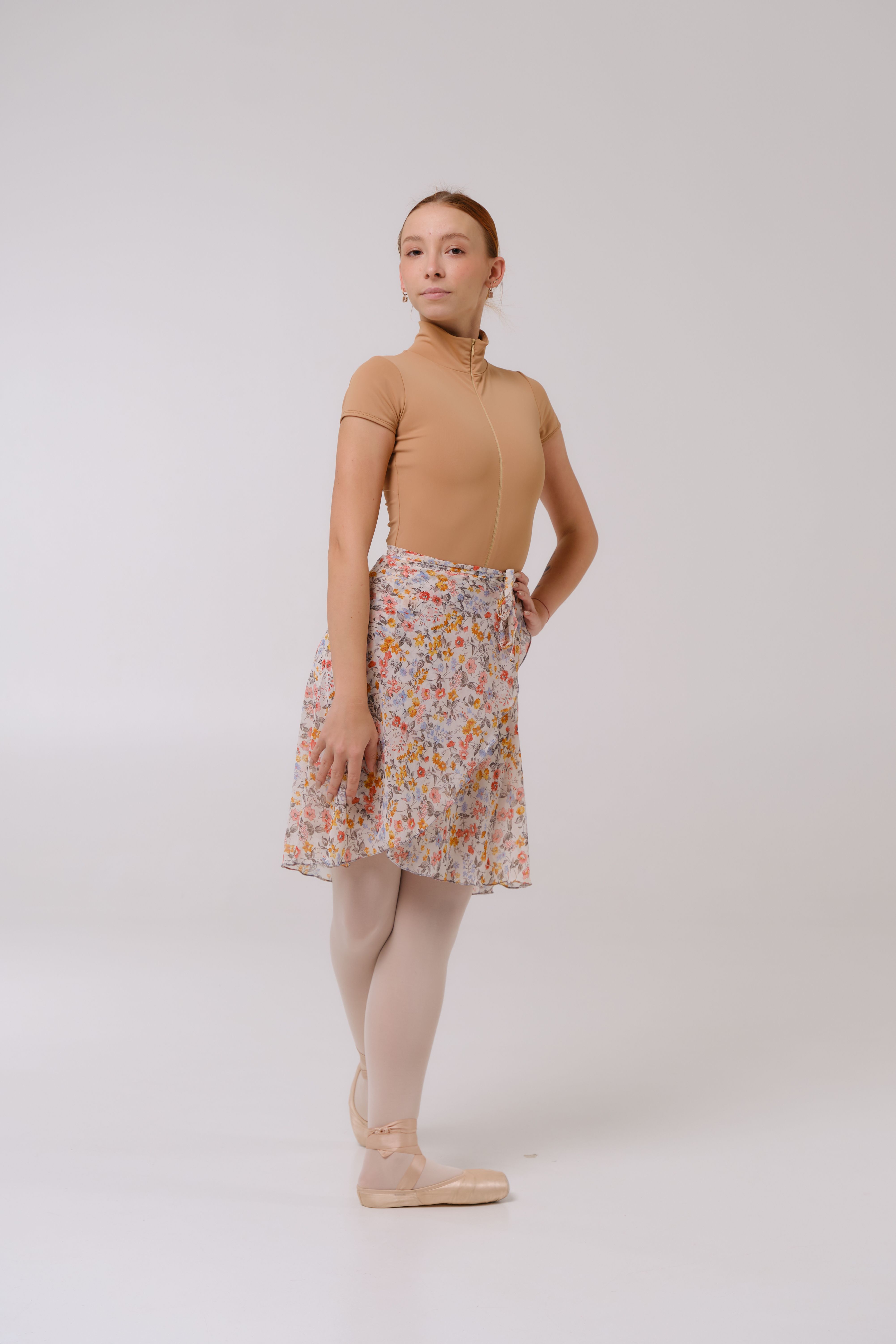Skirt Basic Print Maxi XS/S Powder