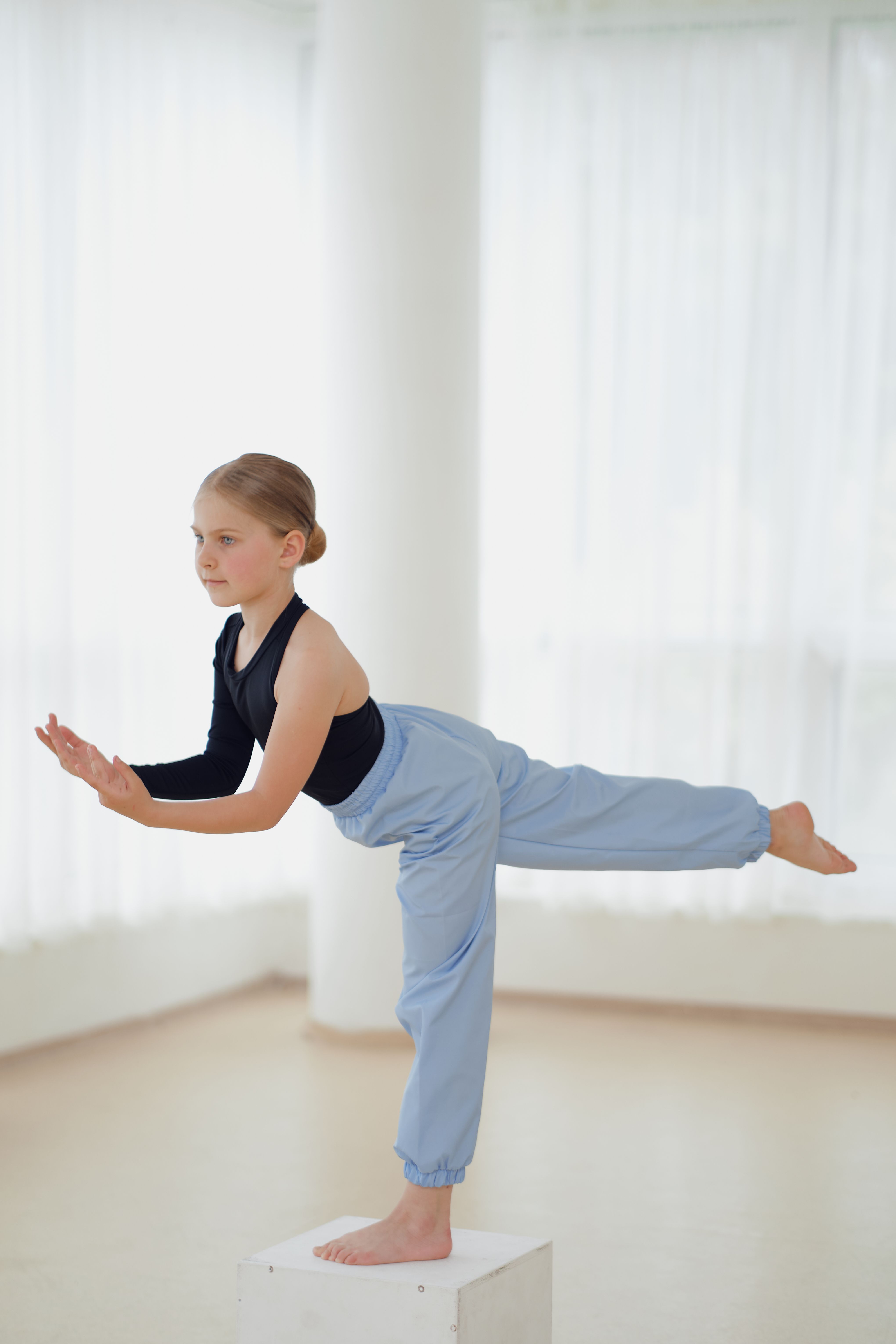 Sauna Pants Children 36 Light Blue 