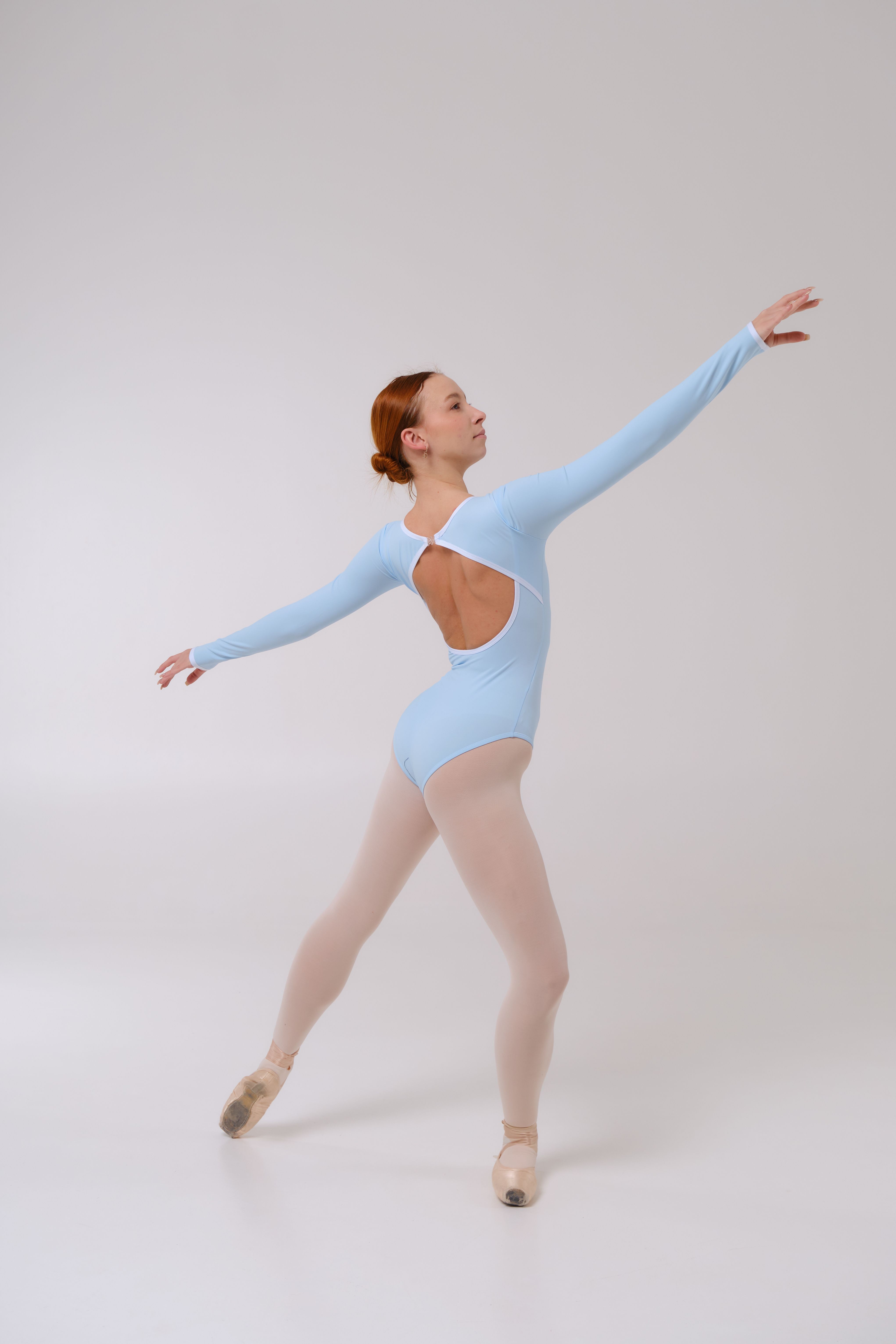 Leotard Romb XXS Light Blue