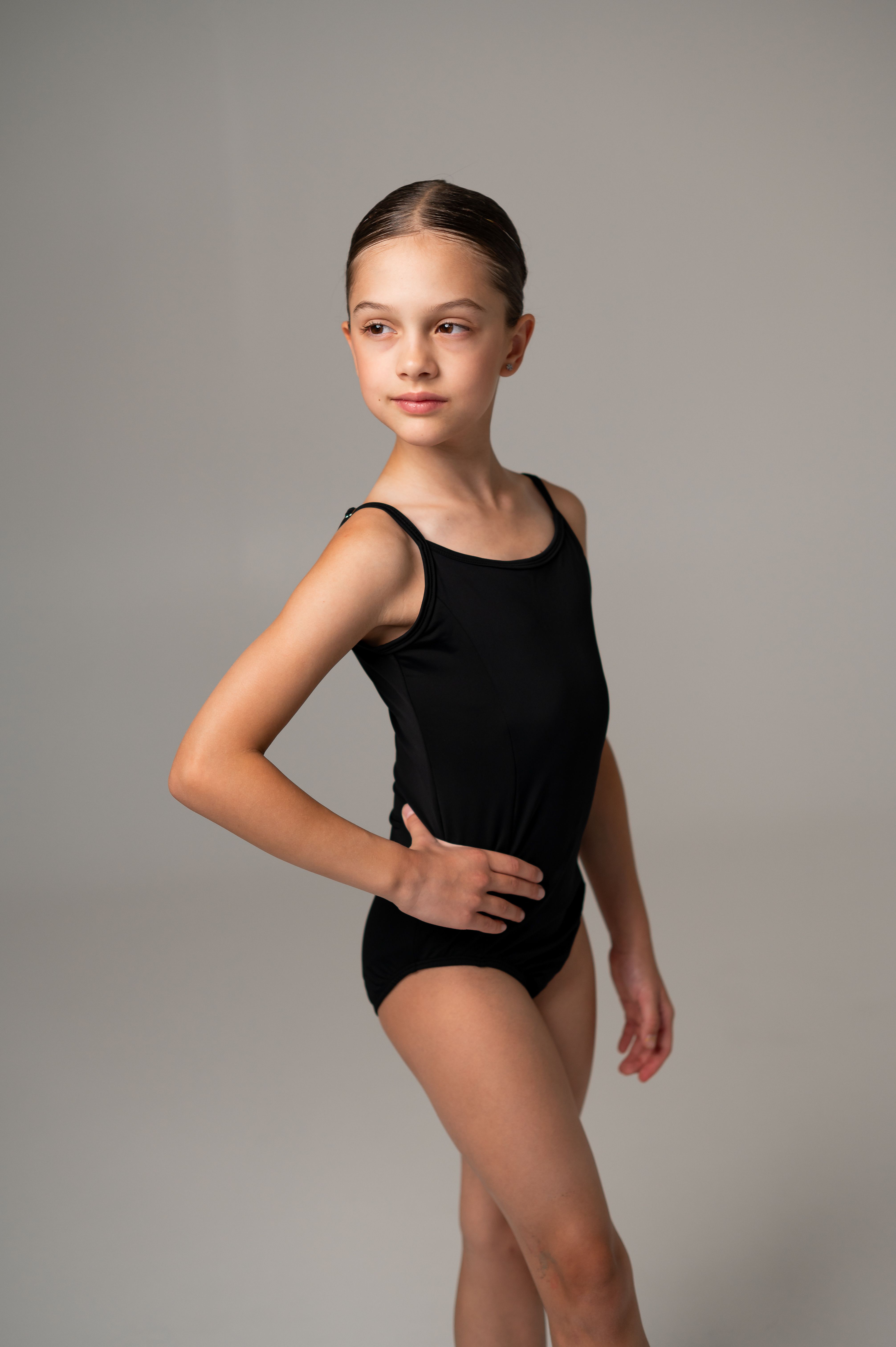 Leotard Gold Children - Black