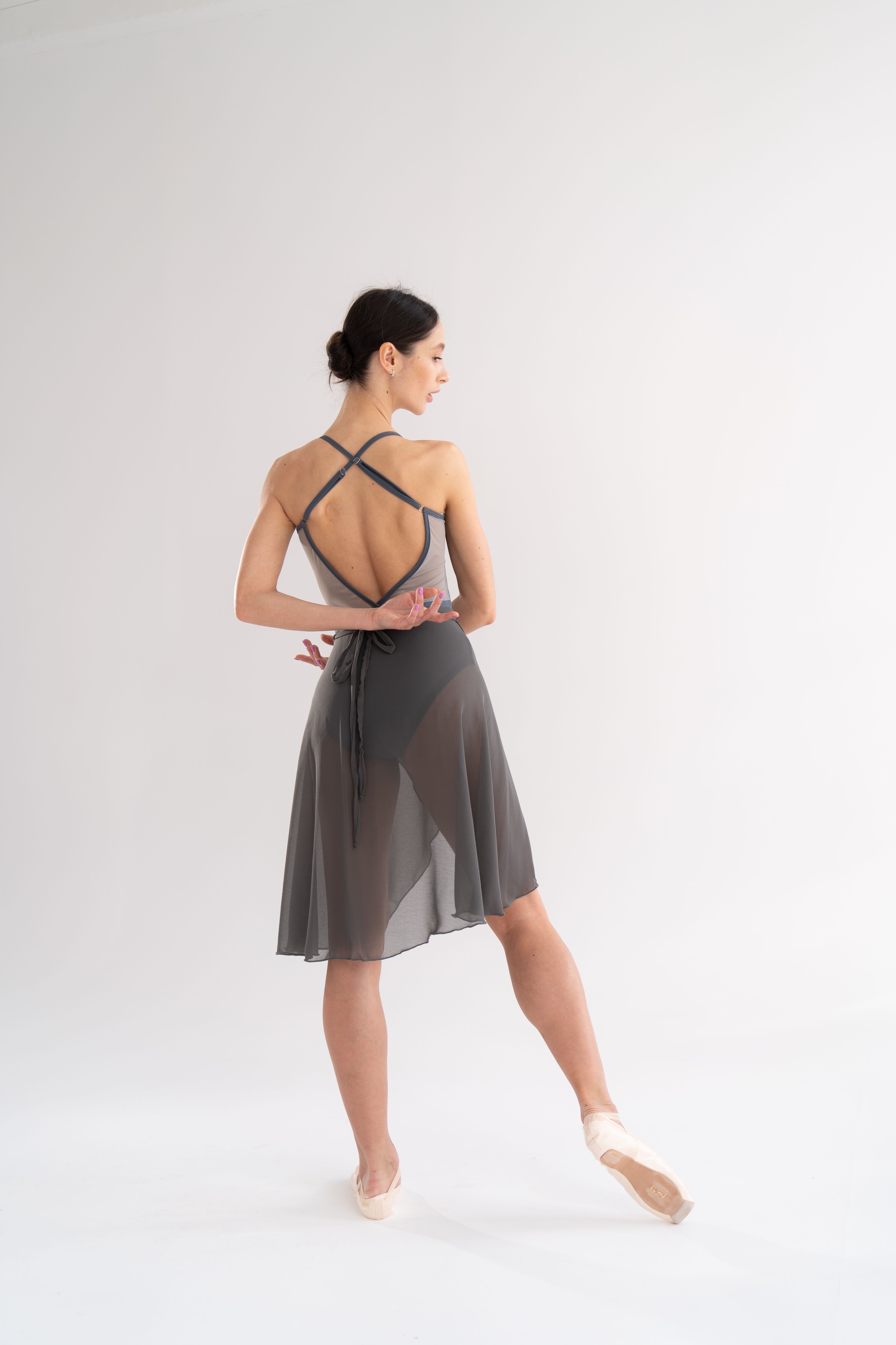 Skirt Basic Maxi M/L Dark Gray 