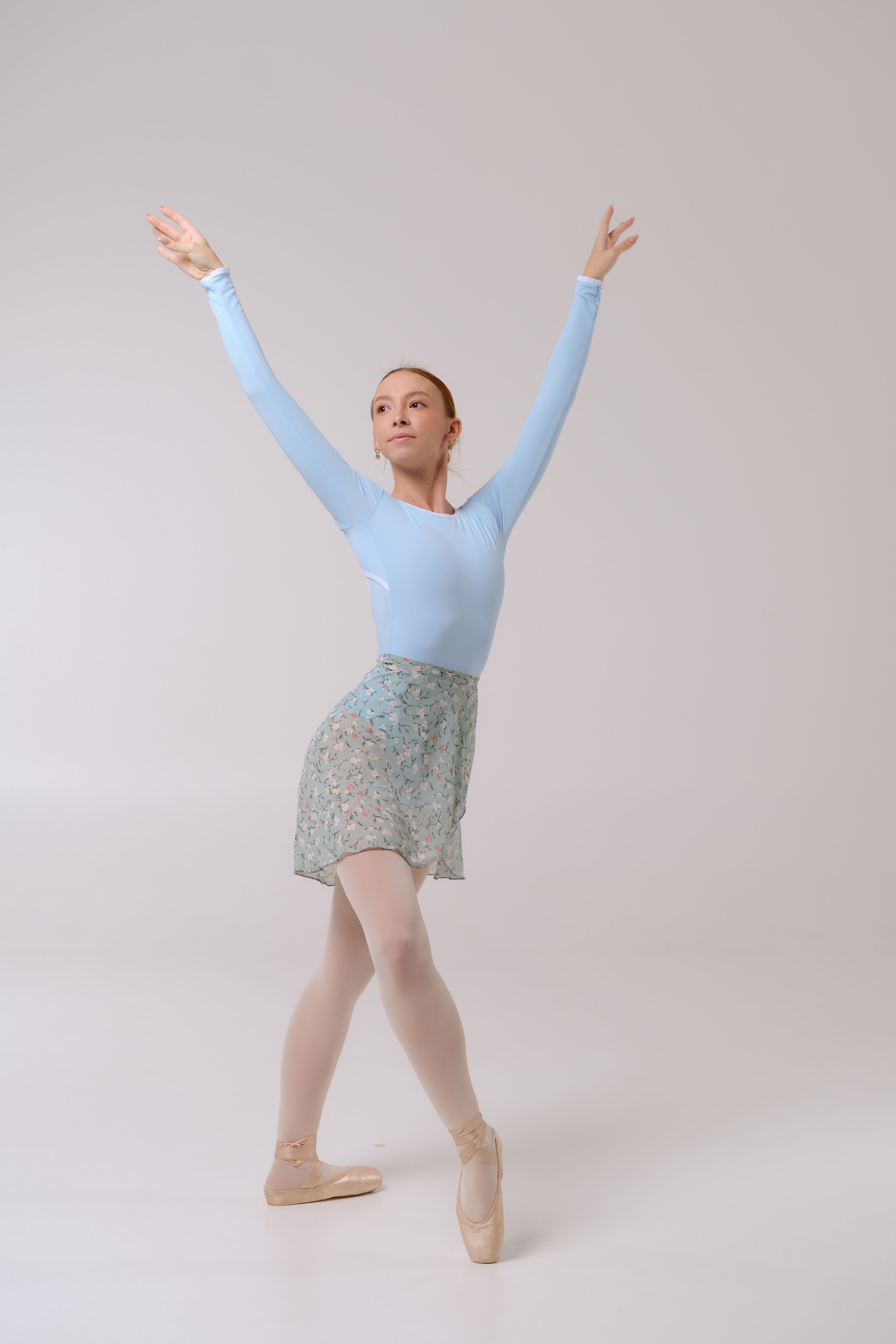 Leotard Romb XXS Light Blue