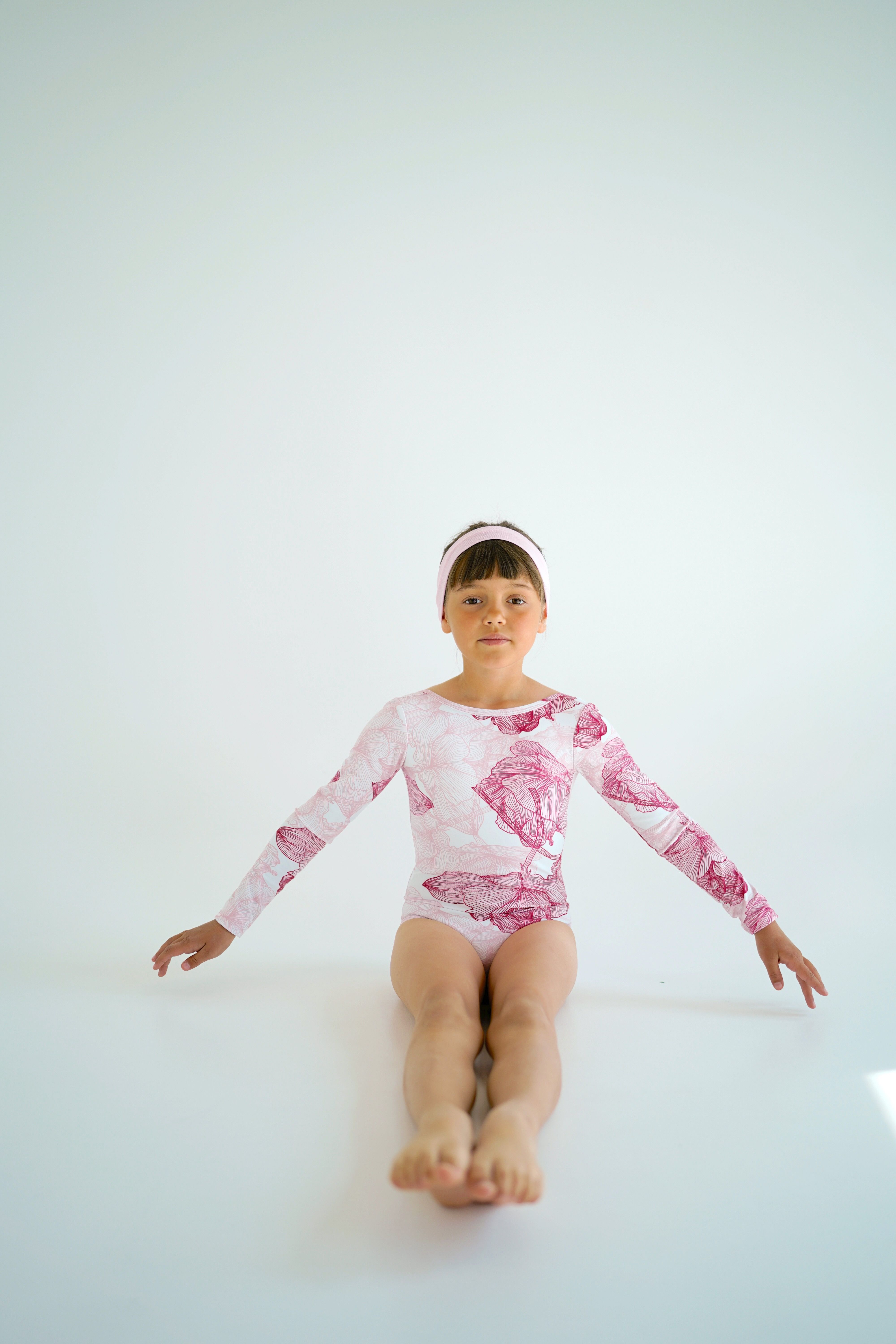 Leotard Elis Print Children's 30 Pink