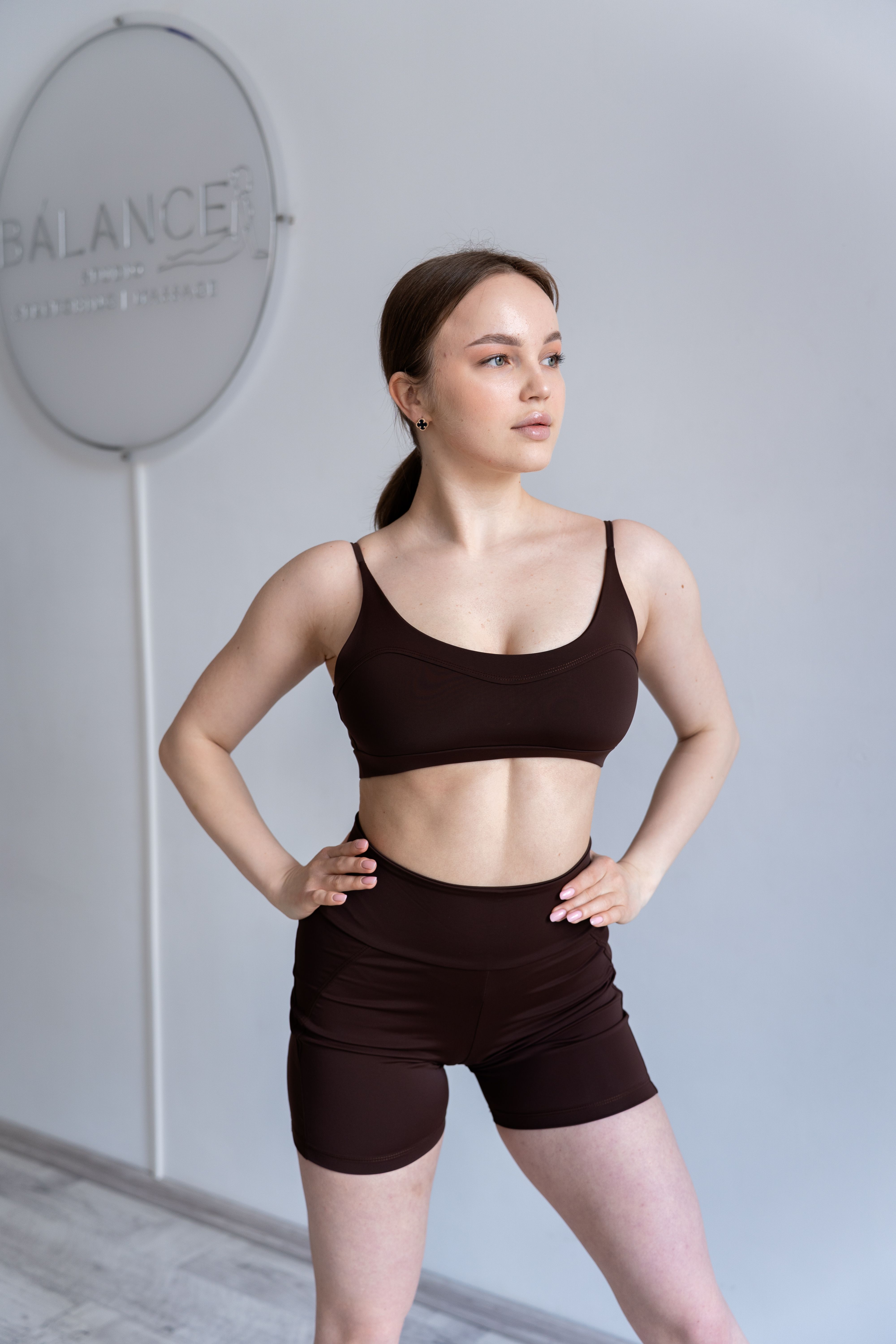 Топ Хвиля Коричневий XS/S