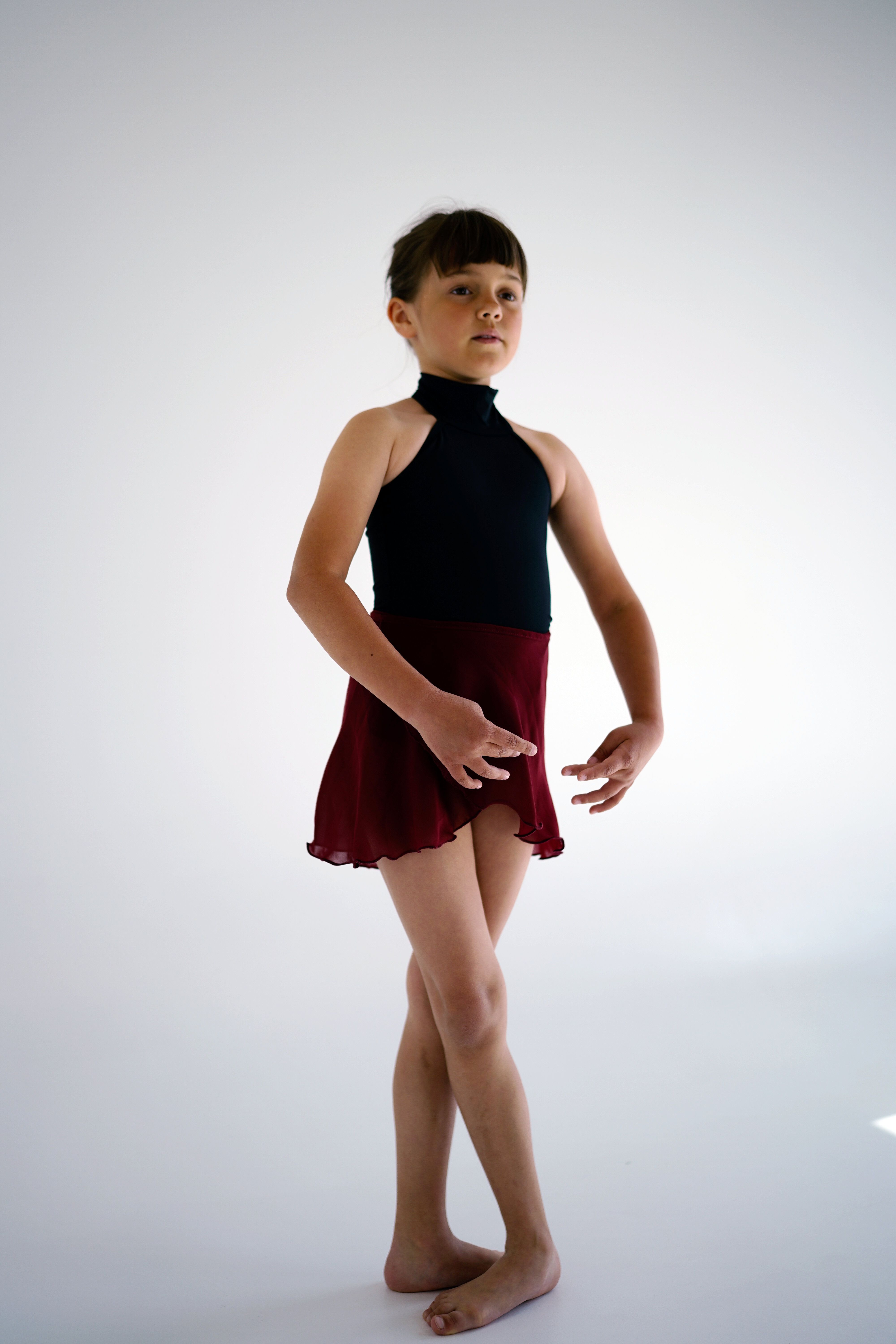 Skirt children 36-38 Bordo