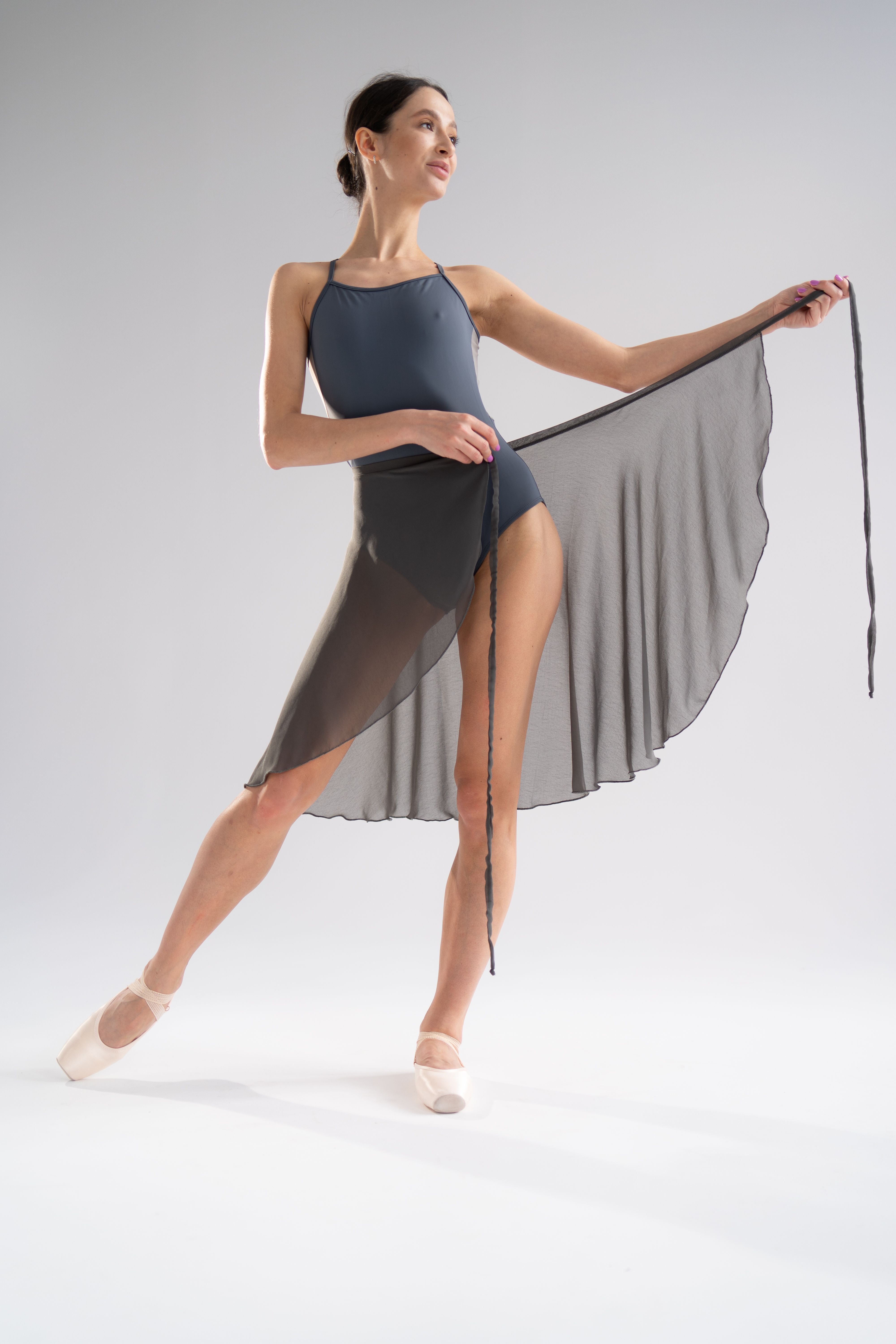 Skirt Basic Maxi M/L Dark Gray 