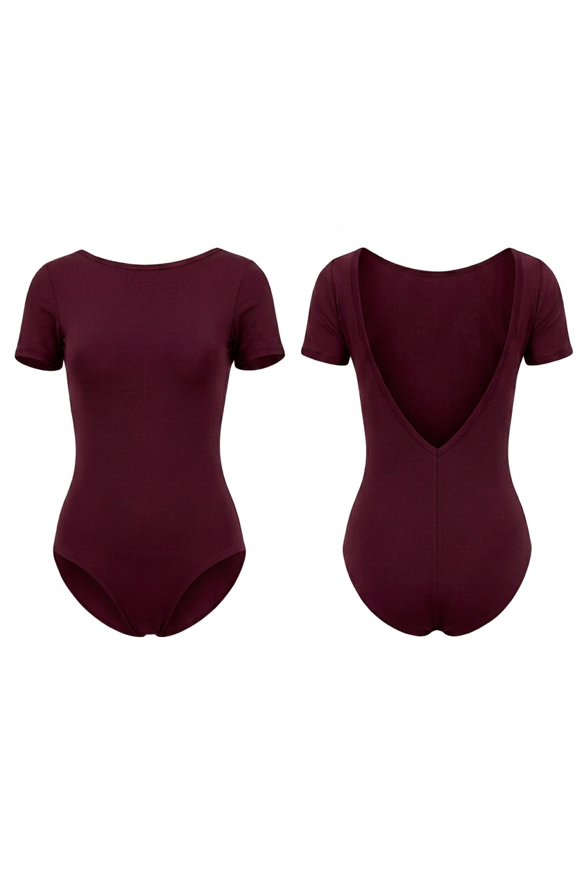 Leotard Elis Monotone - Bordo