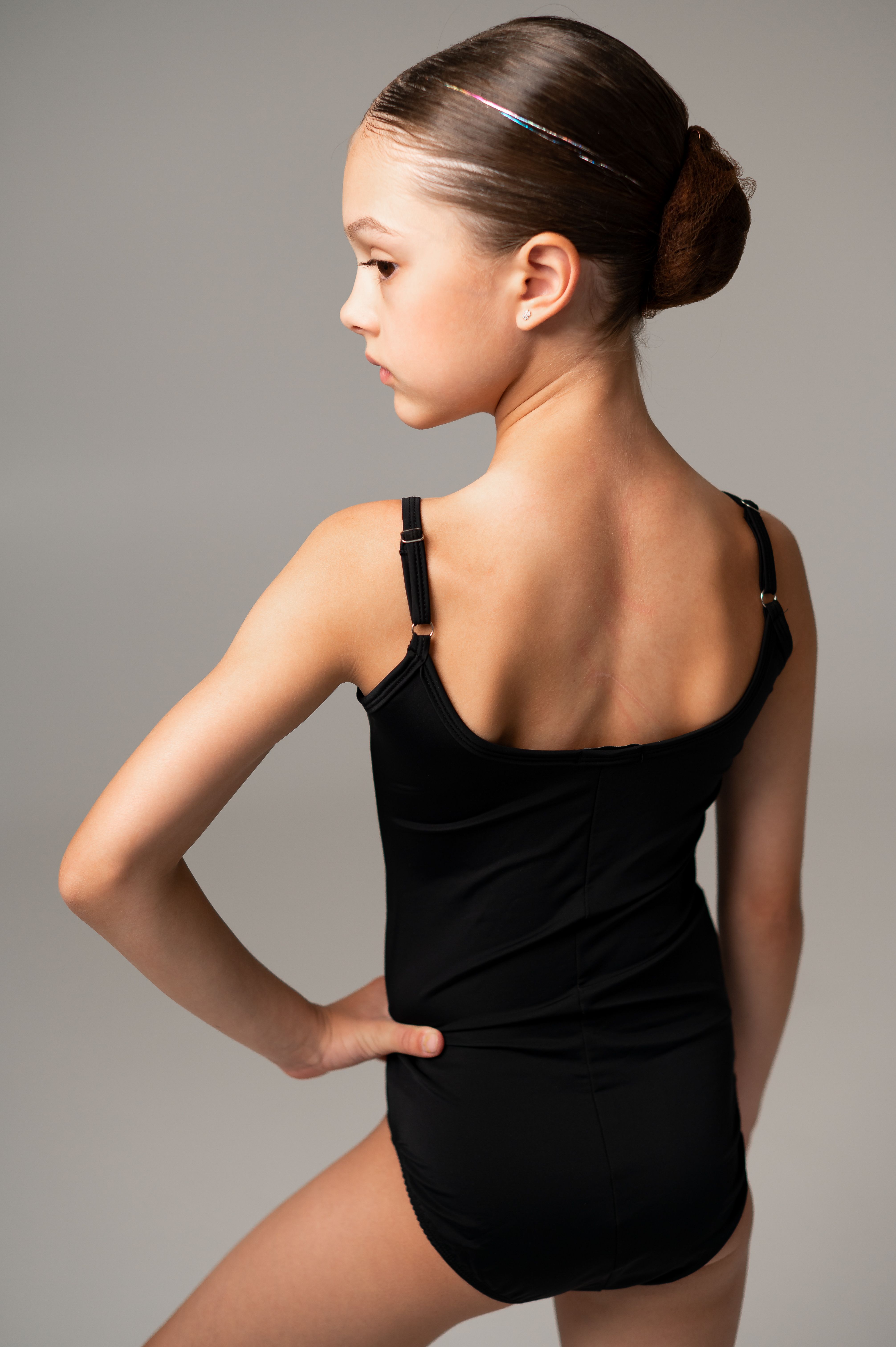 Leotard Gold Children 32 Black