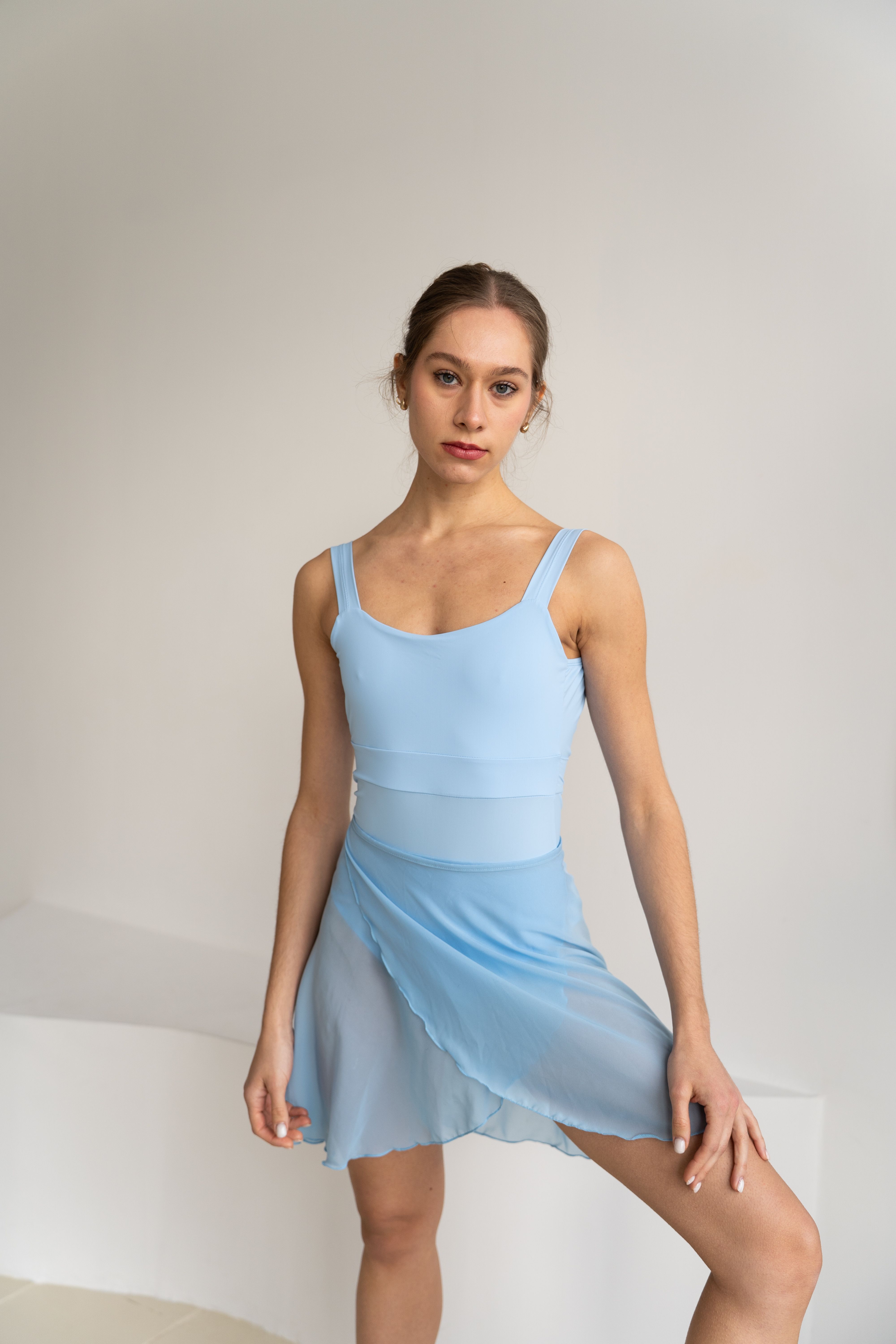 Leotard Bird - Light Blue