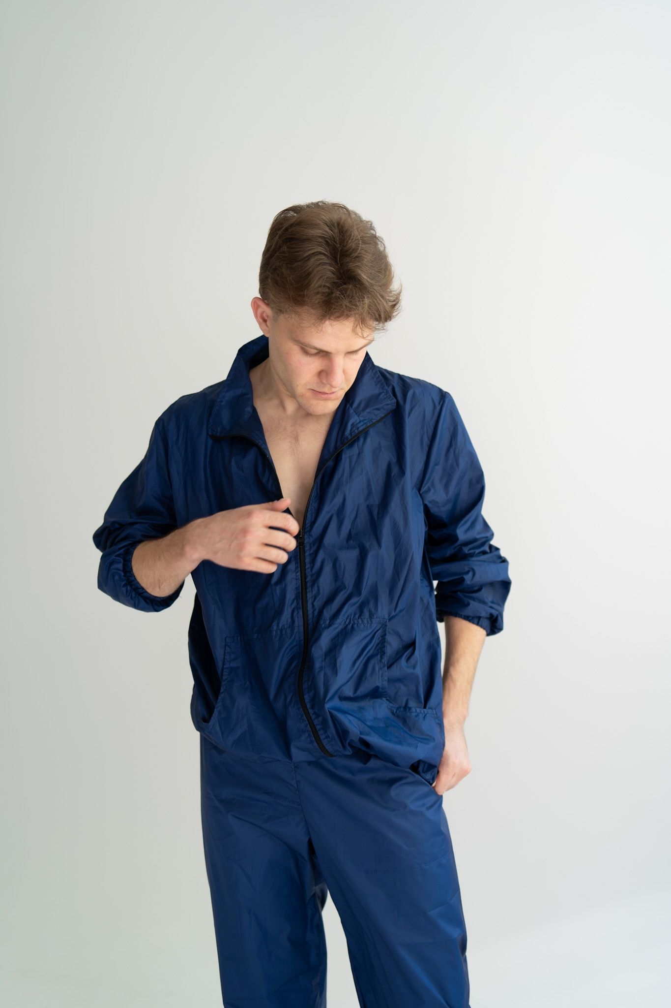 Men's Windbreaker - Blue