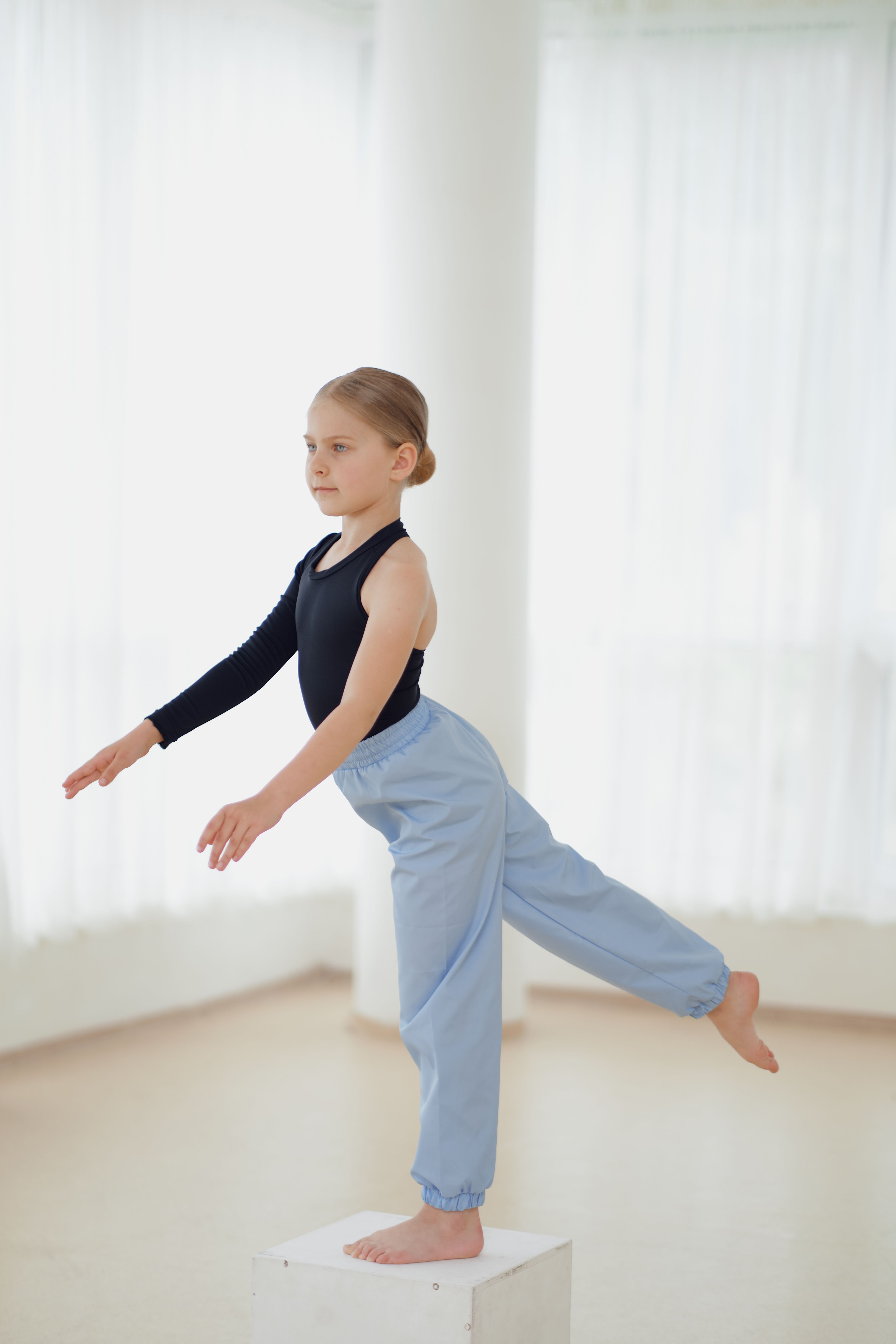 Sauna Pants Children 36 Light Blue 