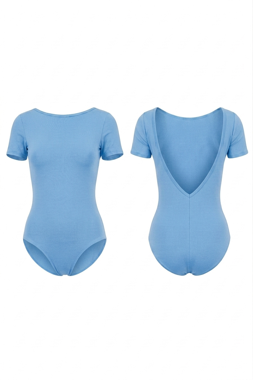 Leotard Elis Monotone - Light Blue