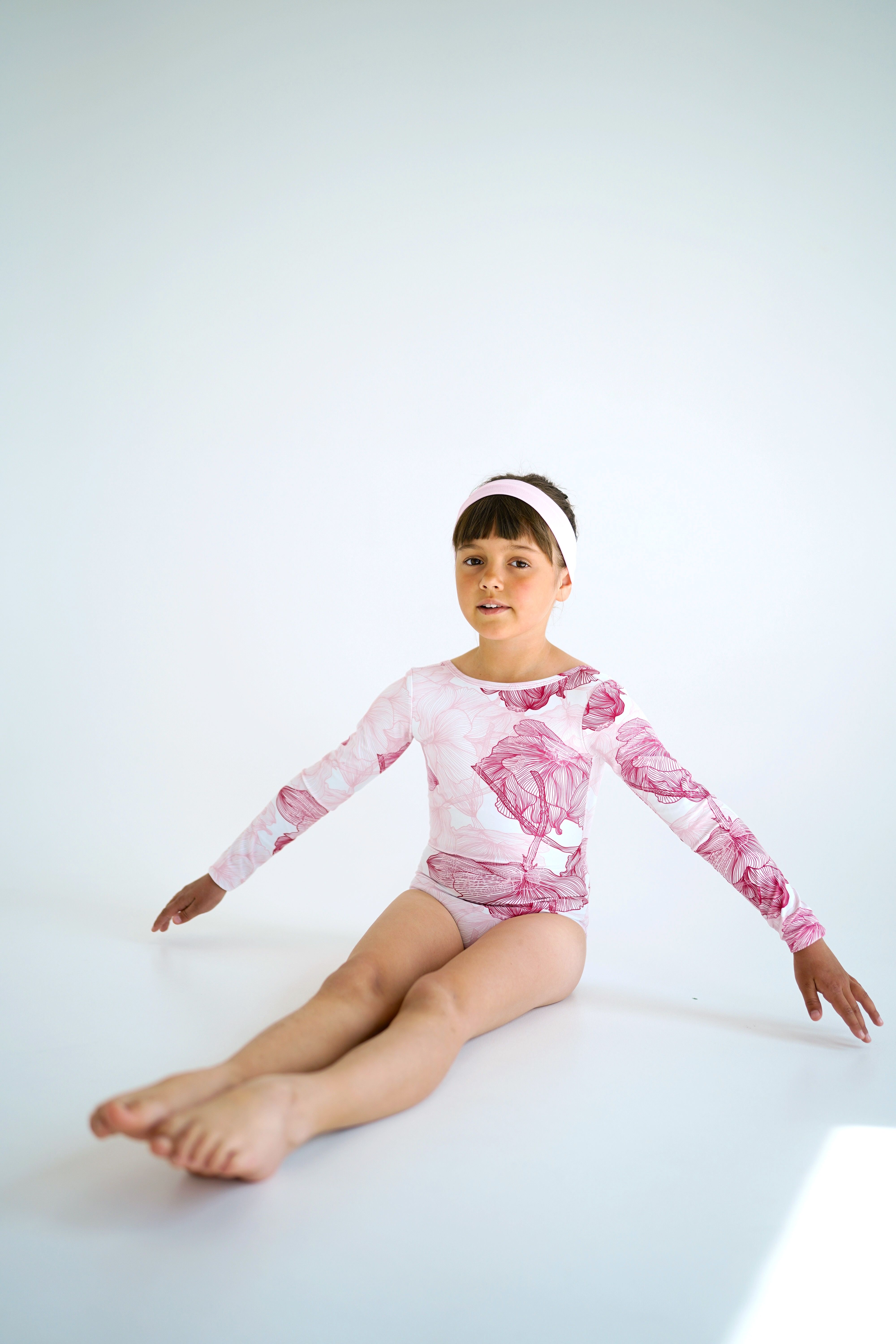 Leotard Elis Print Children's 30 Pink