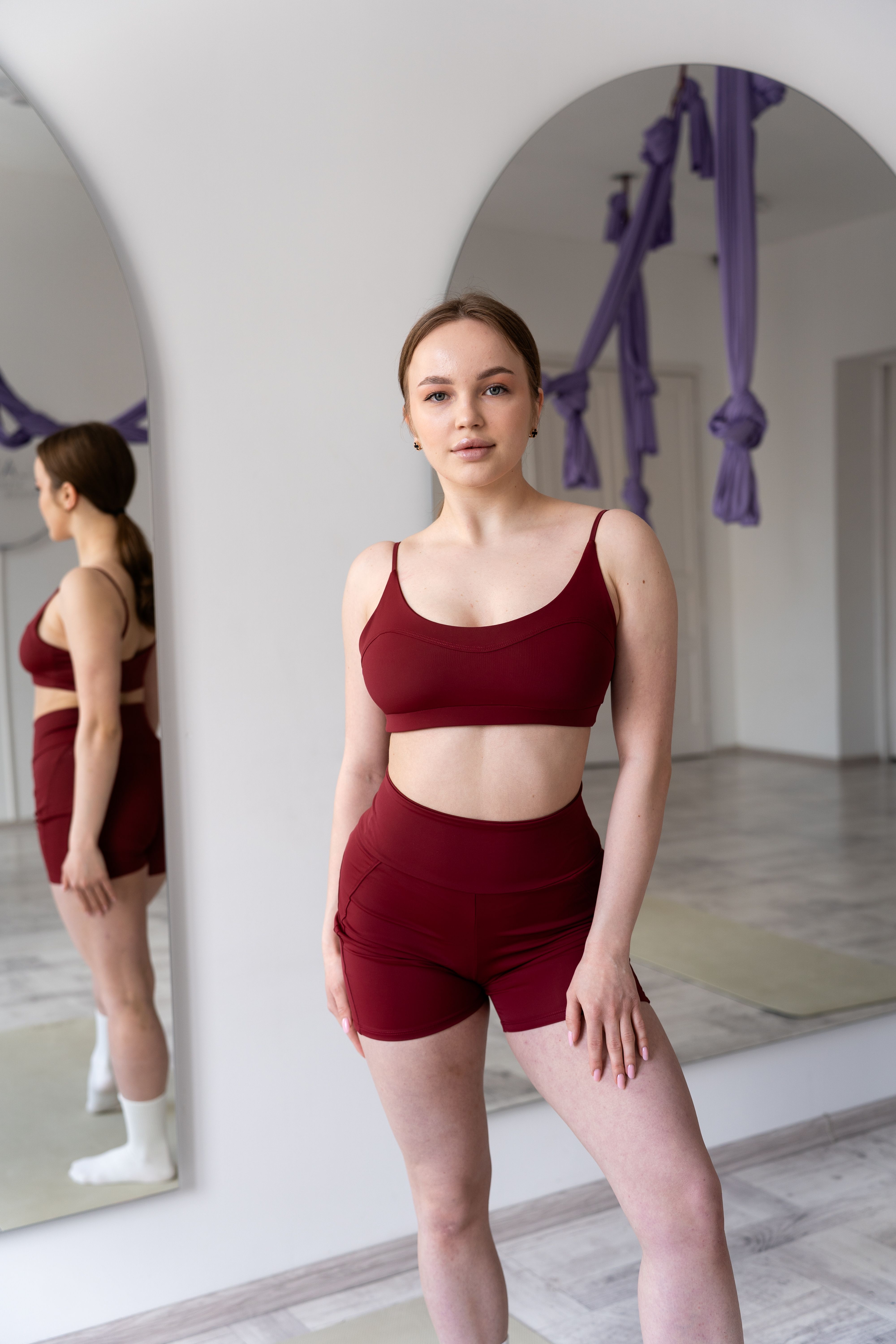 Shorts Wave XS/S Bordo