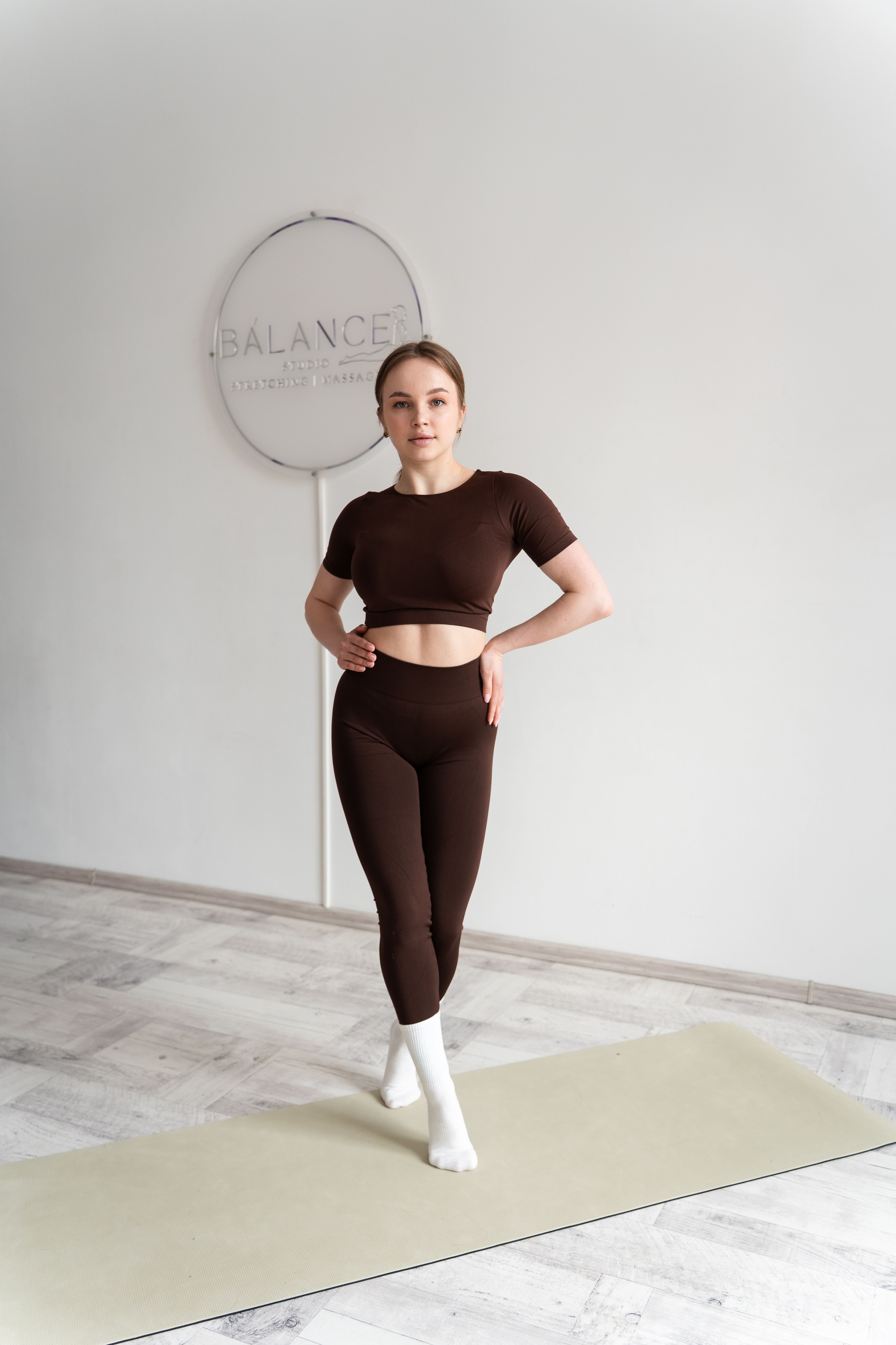Leggings Seamless L/XL Brown