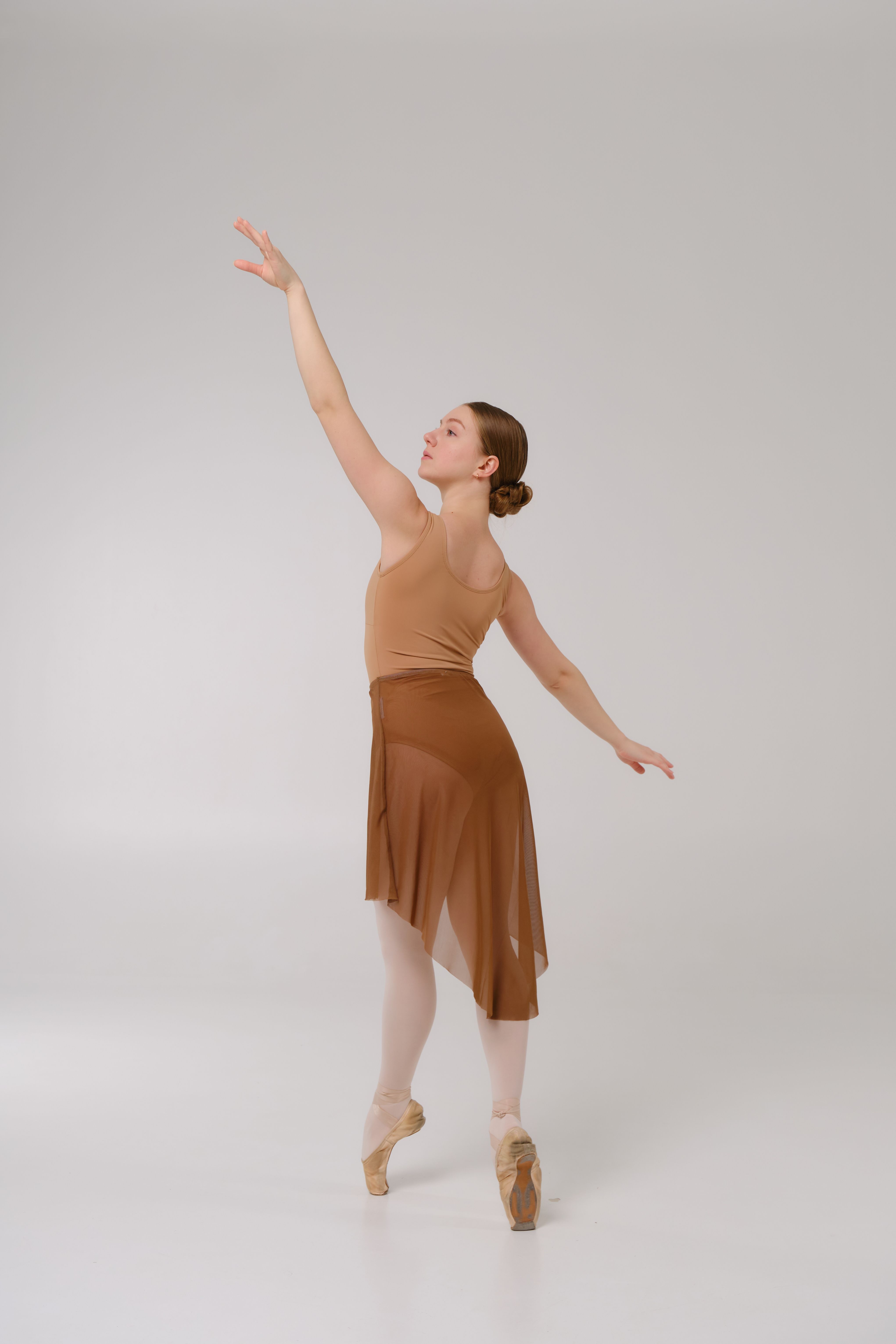 Skirt Mesh XS Brown