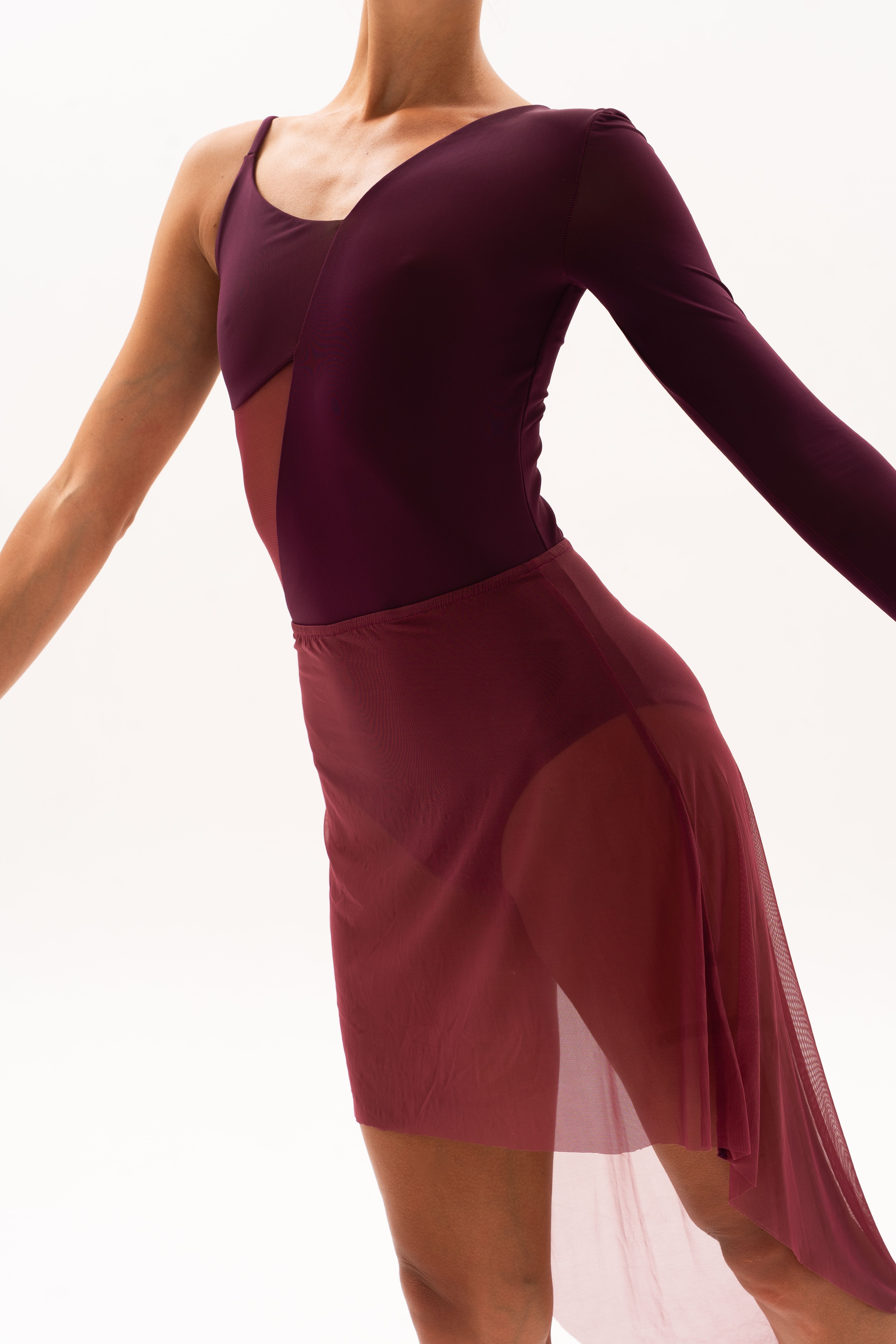 Skirt Mesh M Vine