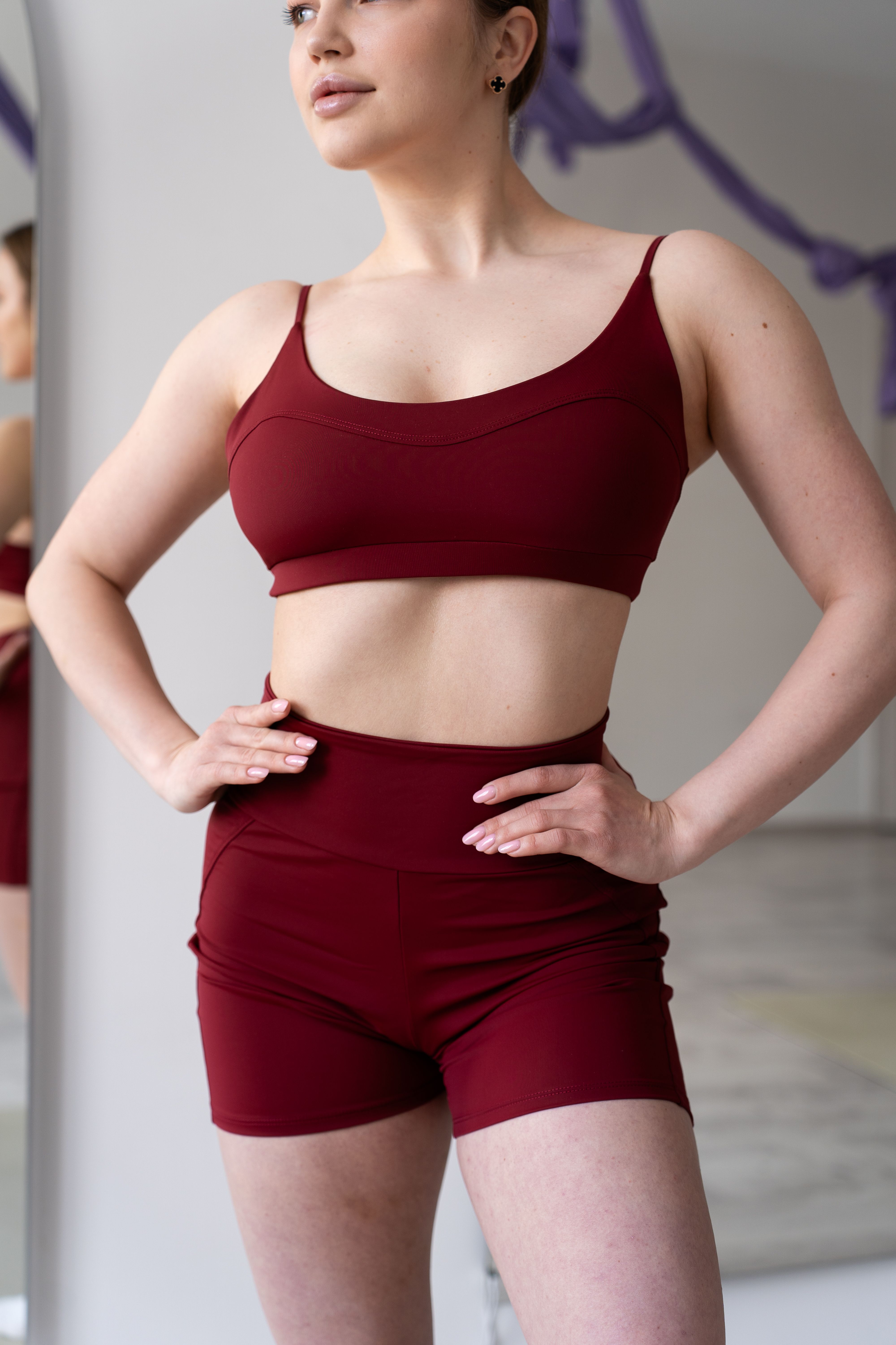 Shorts Wave XS/S Bordo
