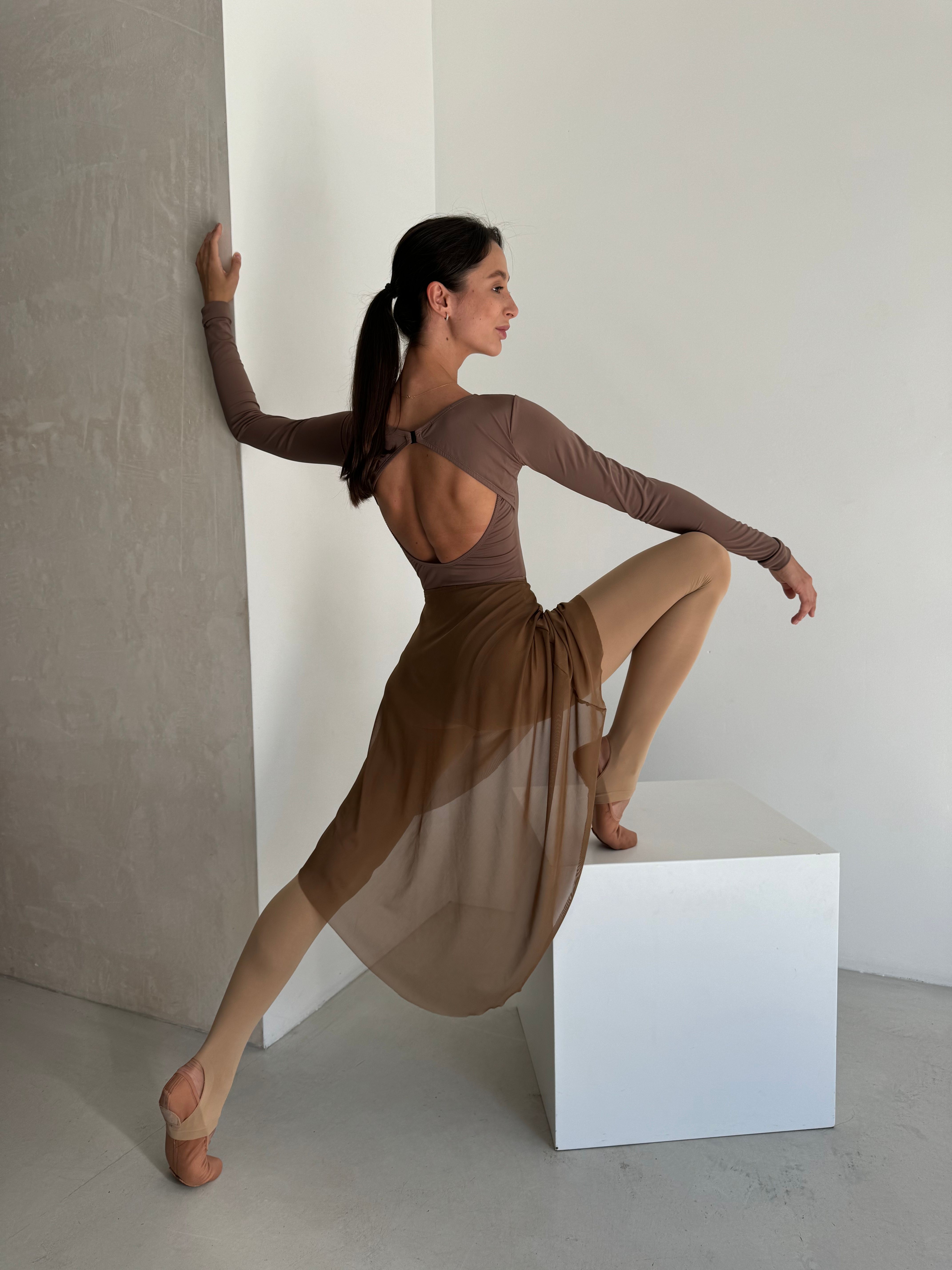 Leotard Romb - Coffee