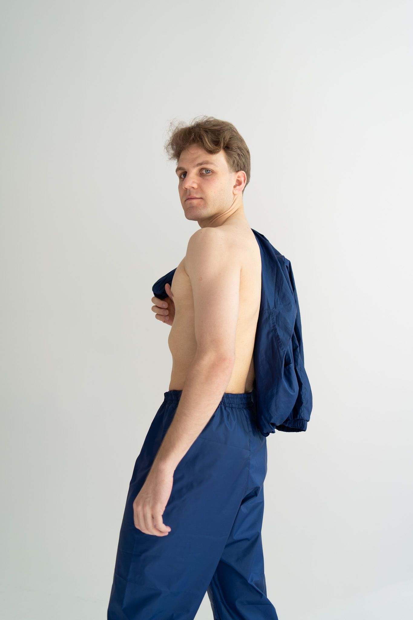 Men’s Sauna Pants M Blue
