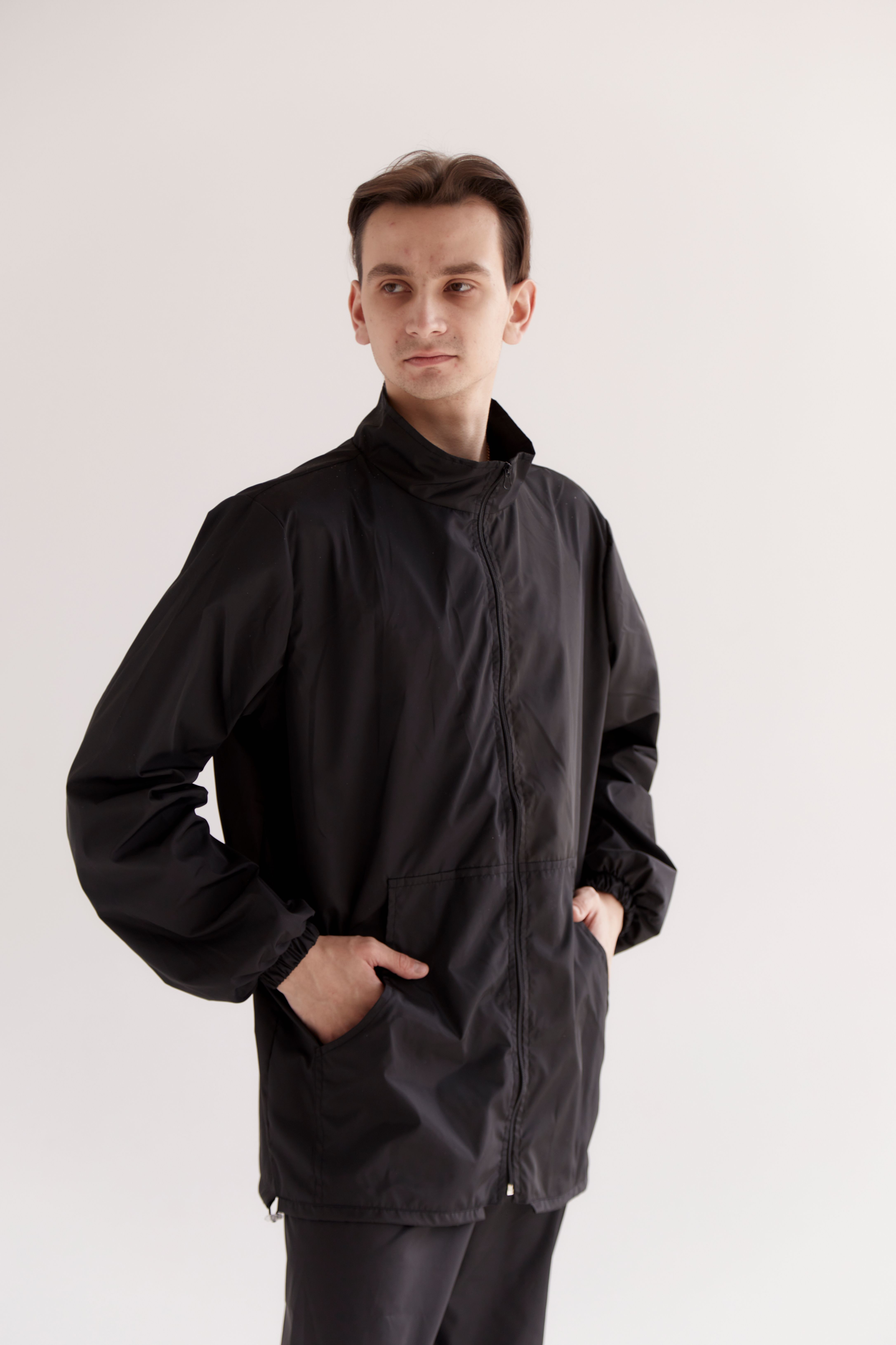Men's Windbreaker S Black
